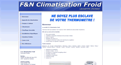 Desktop Screenshot of fn-climatisation.ch